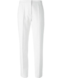 Женские белые классические брюки от Tory Burch