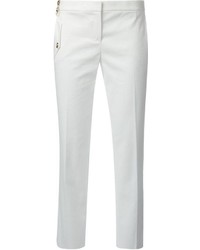 Женские белые классические брюки от Versace