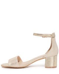 Белые кожаные босоножки на каблуке от Free People