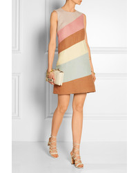 Белые кожаные босоножки на каблуке от Valentino