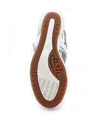 Белые кожаные босоножки на танкетке от Ash