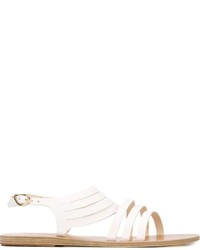 Женские белые кожаные босоножки от Ancient Greek Sandals