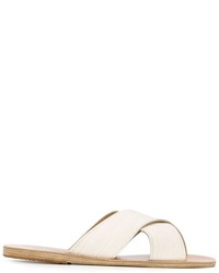 Женские белые кожаные босоножки от Ancient Greek Sandals