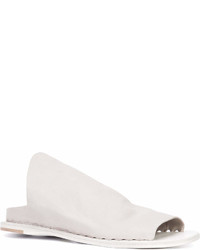 Женские белые кожаные босоножки от Officine Creative