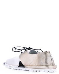 Женские белые кожаные босоножки от Marsèll