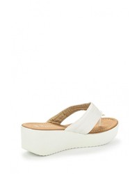 Женские белые кожаные босоножки от Pezzano