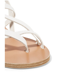 Женские белые кожаные босоножки от Ancient Greek Sandals