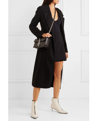 Белые кожаные ботильоны с шипами от Alexander Wang