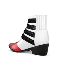 Белые кожаные ботильоны от Toga Pulla