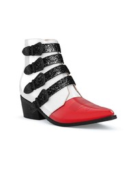 Белые кожаные ботильоны от Toga Pulla