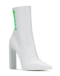Белые кожаные ботильоны от Fenty X Puma