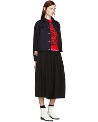 Белые кожаные ботильоны от Courreges