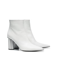 Белые кожаные ботильоны от Proenza Schouler