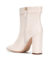 Белые кожаные ботильоны от Twin-Set
