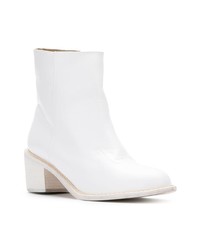 Белые кожаные ботильоны от Uma Raquel Davidowicz