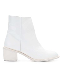 Белые кожаные ботильоны от Uma Raquel Davidowicz