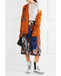 Белые кожаные ботильоны от Dolce & Gabbana