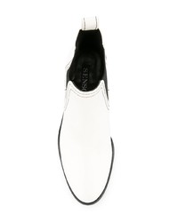 Белые кожаные ботильоны от Senso