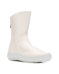 Белые кожаные ботильоны от Trippen