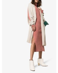 Белые кожаные ботильоны от Neous