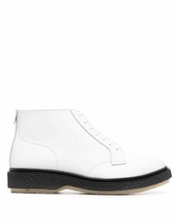 Белые кожаные ботинки дезерты от Adieu Paris