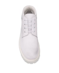 Белые кожаные ботинки дезерты от Common Projects