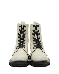 Женские белые кожаные ботинки на шнуровке от Rag and Bone