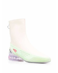 Мужские белые кожаные ботинки челси от Raf Simons