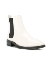 Женские белые кожаные ботинки челси от Senso