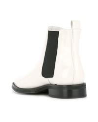 Женские белые кожаные ботинки челси от Senso