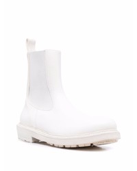 Мужские белые кожаные ботинки челси от Buttero