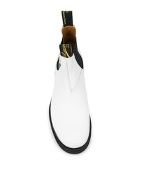 Мужские белые кожаные ботинки челси от Lanvin