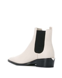 Женские белые кожаные ботинки челси от MICHAEL Michael Kors