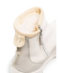 Мужские белые кожаные ботинки челси от Our Legacy