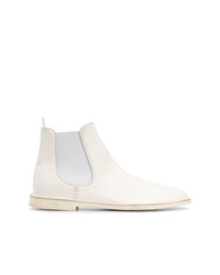 Мужские белые кожаные ботинки челси от Premiata
