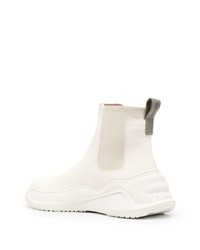 Мужские белые кожаные ботинки челси от Oamc