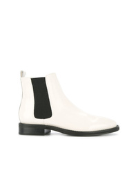 Женские белые кожаные ботинки челси от Senso