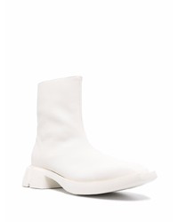 Мужские белые кожаные ботинки челси от Both