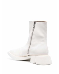 Мужские белые кожаные ботинки челси от Both