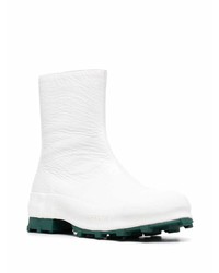 Мужские белые кожаные ботинки челси от CamperLab