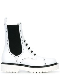 Женские белые кожаные ботинки от Dolce & Gabbana