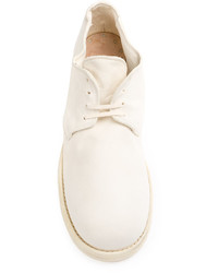 Женские белые кожаные броги от Guidi