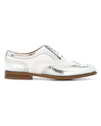 Женские белые кожаные броги от Church's