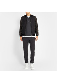 Мужские белые кожаные высокие кеды от Jimmy Choo