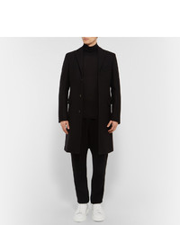 Мужские белые кожаные высокие кеды от Alexander McQueen