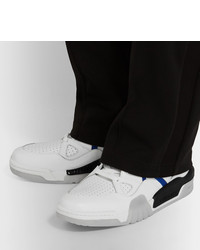 Мужские белые кожаные высокие кеды от Versace