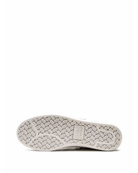 Мужские белые кожаные высокие кеды от Converse