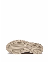 Мужские белые кожаные высокие кеды от Puma