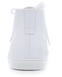 Женские белые кожаные высокие кеды от IRO