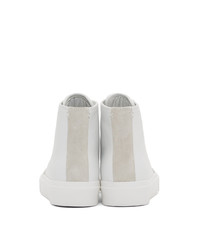 Женские белые кожаные высокие кеды от Rag and Bone